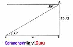 Samacheer Kalvi 10th Maths Chapter 6 Trigonometry Ex 6.3 1