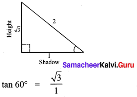 Samacheer Kalvi 10th Maths Chapter 6 Trigonometry Ex 6.5 50