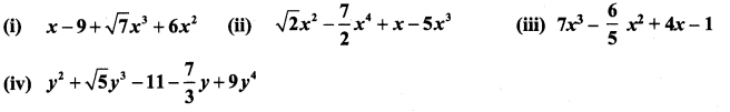 9th Standard Maths Algebra Samacheer Kalvi