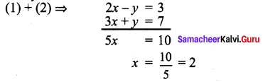 Samacheer Kalvi 9th Maths Chapter 3 Algebra Ex 3.12 1