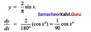 Samacheer Kalvi 11th Maths Solutions Chapter 10 Differentiability and Methods of Differentiation Ex 10.5 2