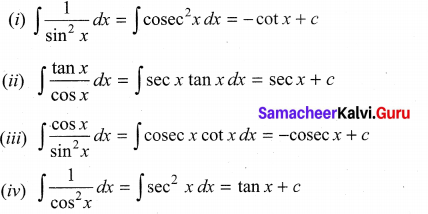 Samacheer Kalvi 11th Maths Solutions Chapter 11 Integral Calculus Ex 11.1 2
