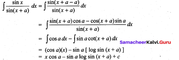 Samacheer Kalvi 11th Maths Solutions Chapter 11 Integral Calculus Ex 11.6 28