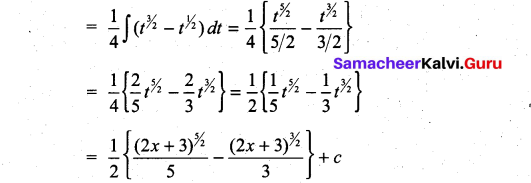 Samacheer Kalvi 11th Maths Solutions Chapter 11 Integral Calculus Ex 11.6 34