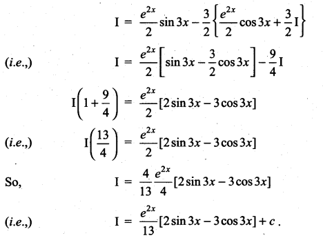 Samacheer Kalvi 11th Maths Solutions Chapter 11 Integral Calculus Ex 11.8 8