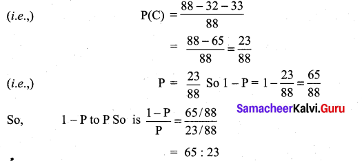 Samacheer Kalvi 11th Maths Solutions Chapter 12 Introduction to Probability Theory Ex 12.5 26