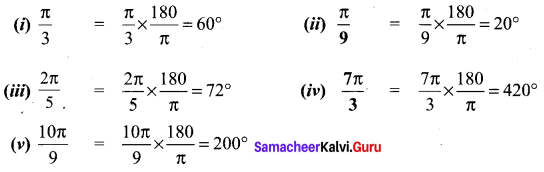 Samacheer Kalvi 11th Maths Solutions Chapter 3 Trigonometry Ex 3.2 3