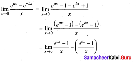 Samacheer Kalvi 11th Maths Solutions Chapter 9 Limits and Continuity Ex 9.4 56