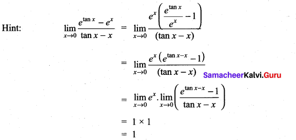 Samacheer Kalvi 11th Maths Solutions Chapter 9 Limits and Continuity Ex 9.6 37