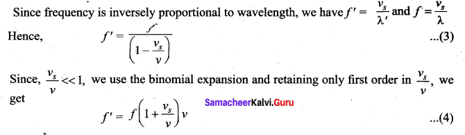 Samacheer Kalvi 11th Physics Solutions Chapter 11 Waves 961