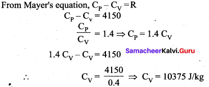 Samacheer Kalvi 11th Physics Solutions Chapter 8 Heat and Thermodynamics 312