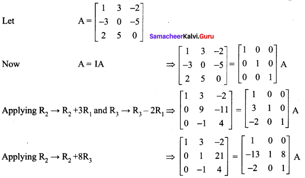 Samacheer Kalvi 12th Maths Solutions Chapter 1 Applications of Matrices and Determinants Ex 1.2 133
