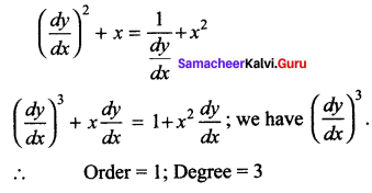 Samacheer Kalvi 12th Maths Solutions Chapter 10 Ordinary Differential Equations Ex 10.1 37