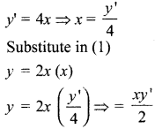 Samacheer Kalvi 12th Maths Solutions Chapter 10 Ordinary Differential Equations Ex 10.4 1