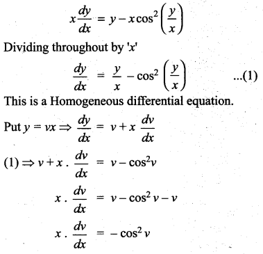 Samacheer Kalvi 12th Maths Solutions Chapter 10 Ordinary Differential Equations Ex 10.6 18