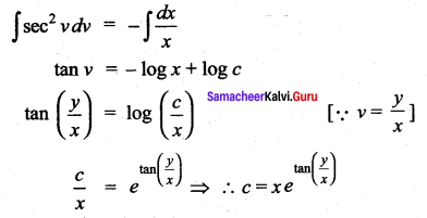 Samacheer Kalvi 12th Maths Solutions Chapter 10 Ordinary Differential Equations Ex 10.6 99