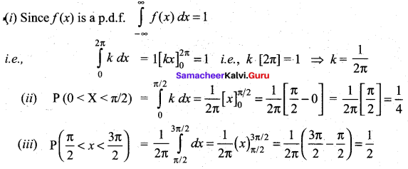 Samacheer Kalvi 12th Maths Solutions Chapter 11 Probability Distributions Ex 11.2 30