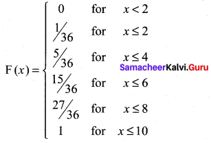 Samacheer Kalvi 12th Maths Solutions Chapter 11 Probability Distributions Ex 11.2 4