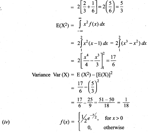 Samacheer Kalvi 12th Maths Solutions Chapter 11 Probability Distributions Ex 11.4 5