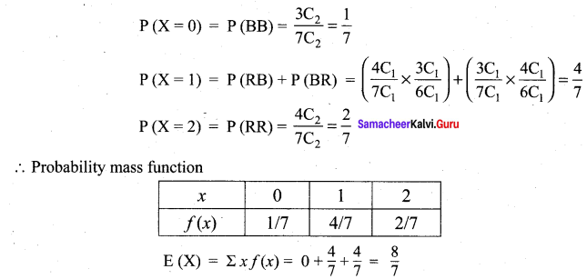 Samacheer Kalvi 12th Maths Solutions Chapter 11 Probability Distributions Ex 11.4 9