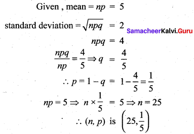 Samacheer Kalvi 12th Maths Solutions Chapter 11 Probability Distributions Ex 11.6 334