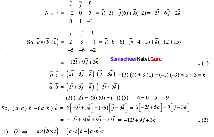 Samacheer Kalvi 12th Maths Solutions Chapter 6 Applications of Vector Algebra Ex 6.3 19