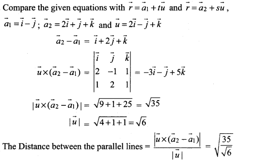 Samacheer Kalvi 12th Maths Solutions Chapter 6 Applications of Vector Algebra Ex 6.5 17