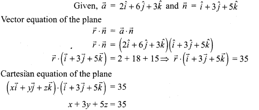 Samacheer Kalvi 12th Maths Solutions Chapter 6 Applications of Vector Algebra Ex 6.6 3