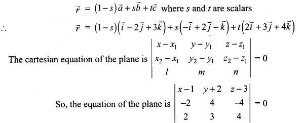 Samacheer Kalvi 12th Maths Solutions Chapter 6 Applications of Vector Algebra Ex 6.7 15