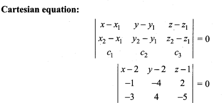 Samacheer Kalvi 12th Maths Solutions Chapter 6 Applications of Vector Algebra Ex 6.7 4