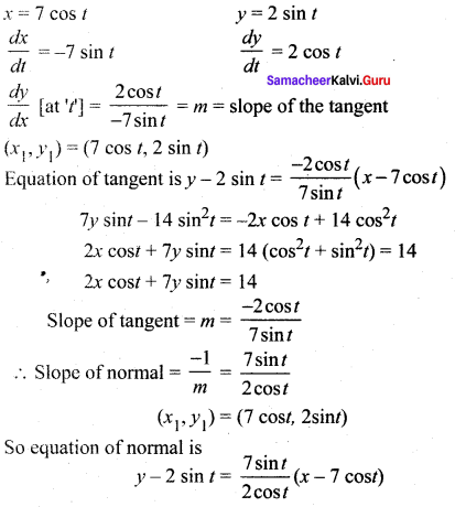 Samacheer Kalvi 12th Maths Solutions Chapter 7 Applications of Differential Calculus Ex 7.2 20