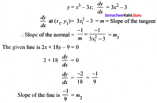 Samacheer Kalvi 12th Maths Solutions Chapter 7 Applications of Differential Calculus Ex 7.2 27