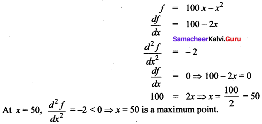 Samacheer Kalvi 12th Maths Solutions Chapter 7 Applications of Differential Calculus Ex 7.8 66