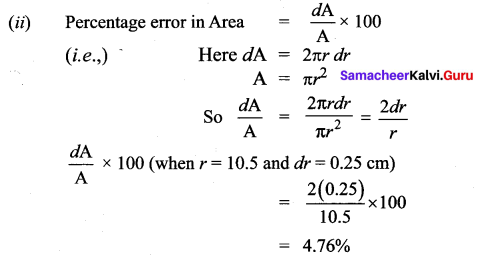 Samacheer Kalvi 12th Maths Solutions Chapter 8 Differentials and Partial Derivatives Ex 8.2 28