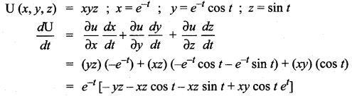 Samacheer Kalvi 12th Maths Solutions Chapter 8 Differentials and Partial Derivatives Ex 8.6 7
