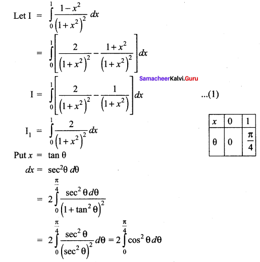 Samacheer Kalvi 12th Maths Solutions Chapter 9 Applications of Integration Ex 9.3 12