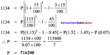 Samacheer Kalvi 8th Maths Solutions Term 2 Chapter 1 Life Mathematics Ex 1.3 8