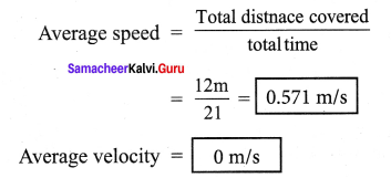 Samacheer Kalvi 7th Science Solutions Term 1 Chapter 1 Force And Motion