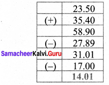Samacheer Kalvi 7th Maths Solutions Term 3 Chapter 1 Number System 1.1 7