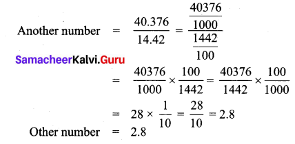 Samacheer Kalvi 7th Maths Solutions Term 3 Chapter 1 Number System 1.4 12