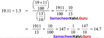 Samacheer Kalvi 7th Maths Solutions Term 3 Chapter 1 Number System 1.4 3