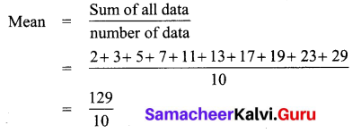Samacheer Kalvi 7th Maths Solutions Term 3 Chapter 5 Statistics Ex 5.4 11
