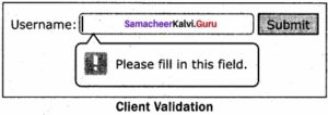 Samacheer Kalvi 12th Computer Applications Solutions Chapter 8 Forms ...
