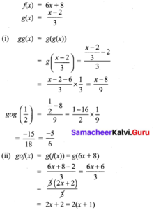 Samacheer Kalvi 10th Maths Solutions Chapter 1 Relations and Functions ...
