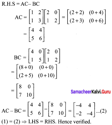 Exercise 3.18 Samacheer Kalvi Algebra 