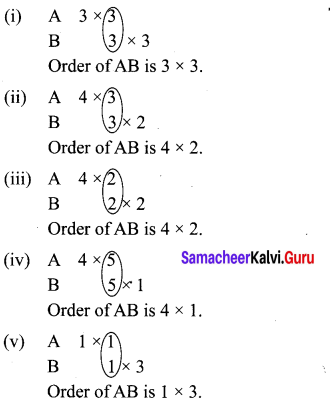 10th Maths Exercise 3.18 Answers Algebra Samacheer Kalvi 