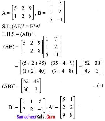 10th Maths Exercise 3.18 Algebra Samacheer Kalvi  3