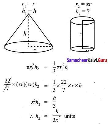 Class 10 Maths 7.4 Solutions Samacheer Kalvi
