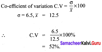 10th Maths Exercise 8.2 Samacheer Kalvi Statistics and Probability