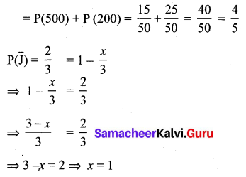 Samacheer Kalvi 10th Maths Chapter 8 Statistics and Probability Ex 8.5 7